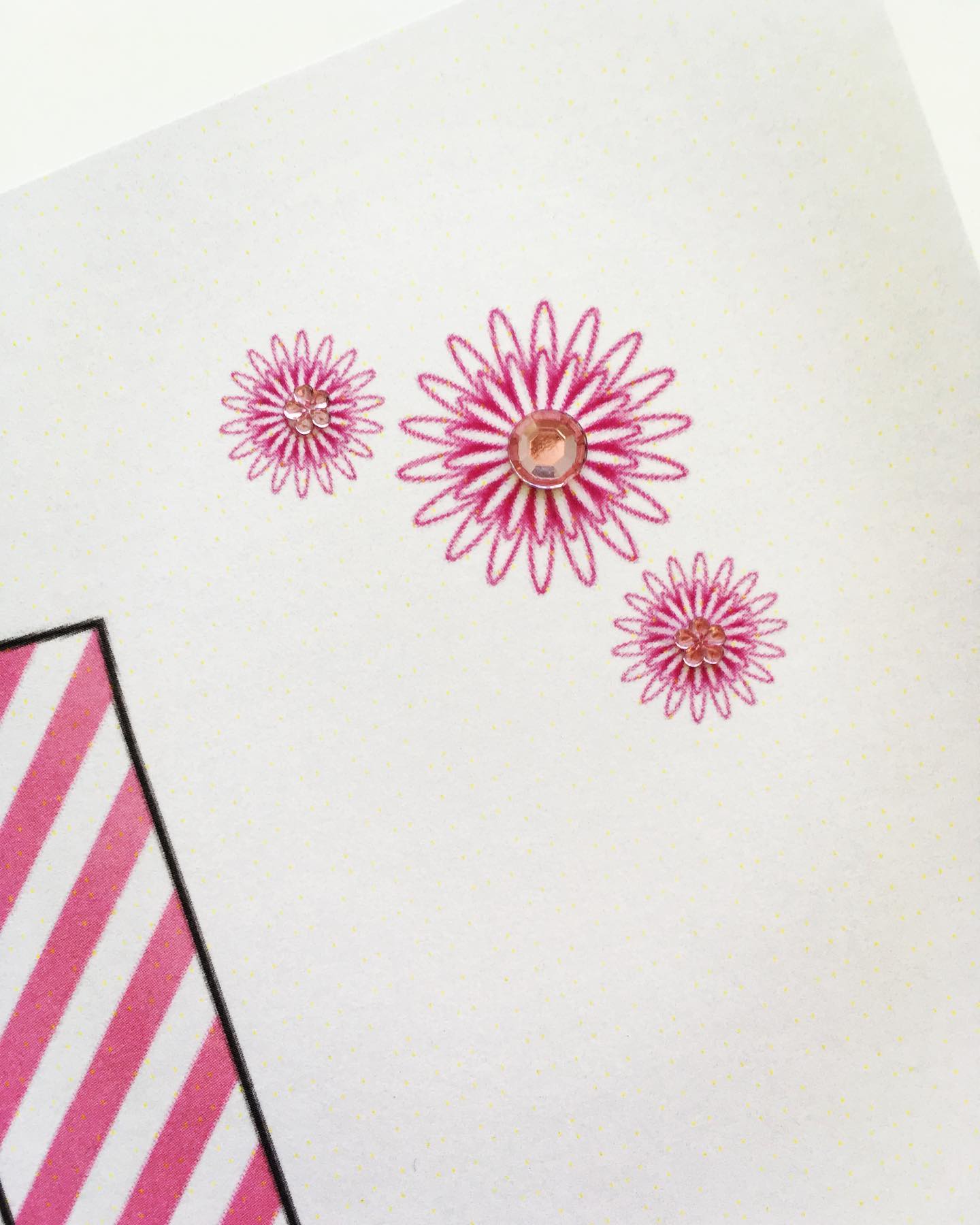 First Birthday Card - Pink, Lilac or Blue - with baby's name - Image 6