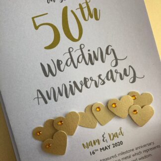 Golden (50th) Anniversary Card